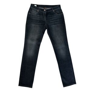 Brunello Cucinelli Women's Black Jeans Skinny Fit, US 10 like NEW